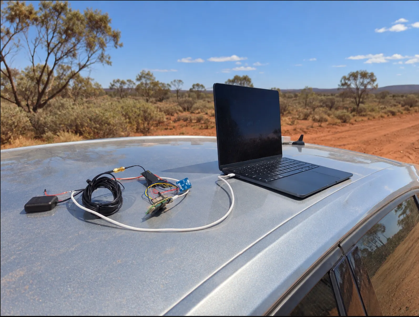 GAT sensor equipment during rural field trials